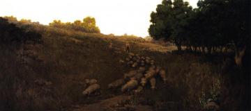 Evening (in Laguna) Artwork by Granville Redmond