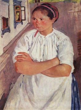 Portrait of a Nurse Artwork by Zinaida Serebriakova