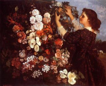 The Trellis Artwork by Gustave Courbet