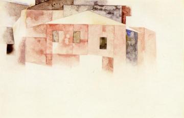 Architecture: Red House Artwork by Charles Demuth