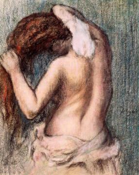Woman Drying Herself Artwork by Edgar Degas