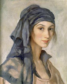Self-portrait Artwork by Zinaida Serebriakova