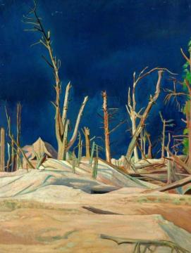 Blasted Trees Artwork by William Rothenstein