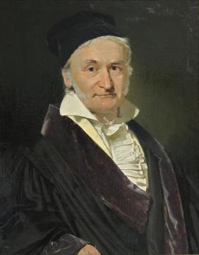 Carl Friedrich Gauss Artwork by Christian Albrecht Jensen