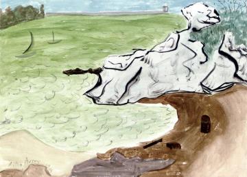 Rocky Cove Artwork by Milton Avery