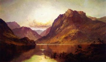 Ben Nevis at Sunrise Artwork by Alfred de Breanski, Sr.