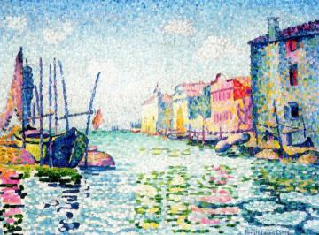 Canala Ponte Lungo Artwork by Henri Edmond Cross