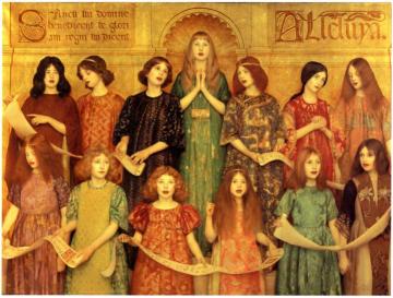 Alleluia Artwork by Thomas Cooper Gotch