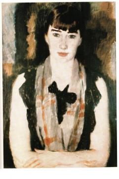 Portrait of T.V. Shishmareva Artwork by Vladimir Lebedev