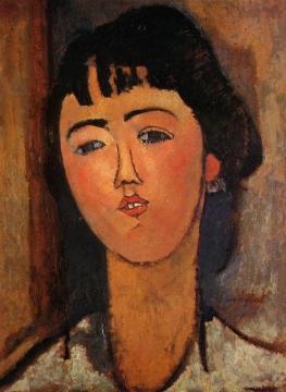 Portrait of a Woman Artwork by Amedeo Modigliani
