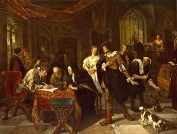 The Marriage Artwork by Jan Steen