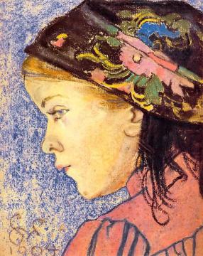 Portrait Of A Girl Artwork by Stanislaw Wyspianski