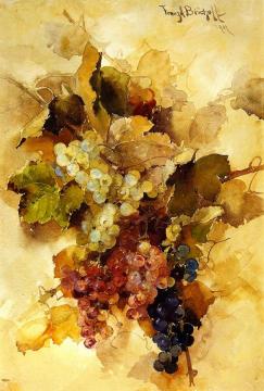 Grapes Artwork by Franz Bischoff