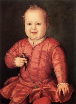 Portrait Of Giovanni De' Medici As A Child Artwork by Agnolo Bronzino