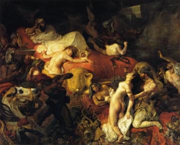 The Death of Sardanapalus Artwork by Eugène Delacroix