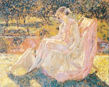 Sunbath Artwork by Frederick Carl Frieseke