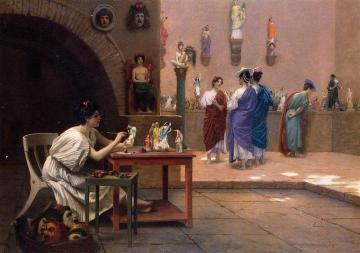 Painting Breathes Life into Sculpture Artwork by Jean Leon Gerome