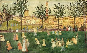 Sienna Artwork by Maurice Prendergast