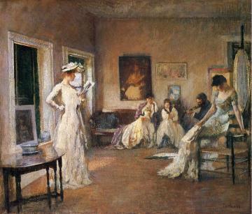 Rehearsal in the Studio Artwork by Edmund Tarbell