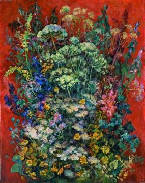 Wildflowers Artwork by Alexander Osmerkin