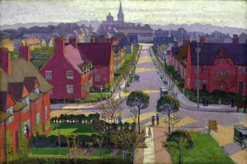 Hampstead Garden Suburb From Willifield Way Artwork by William Ratcliffe