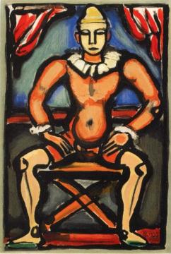 The Shooting Star Circus: Child of the Circus Artwork by Georges Rouault