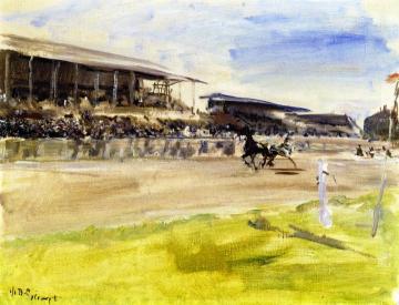 Harness Racetrack in Ruhleben Artwork by Max Slevogt