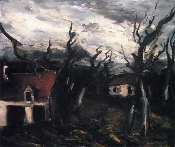 La Maison De Bigorne Artwork by Maurice De Vlaminck