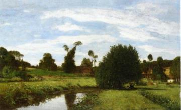 Norman Landscape Artwork by Eugène-Louis Boudin