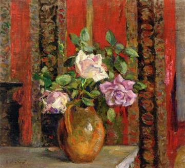 Roses in a Pitcher Artwork by Edouard Vuillard