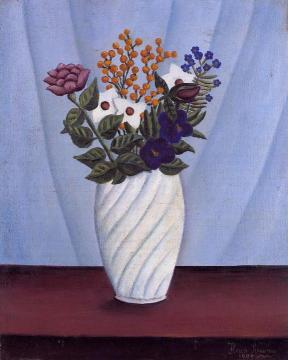 Bouquet of Flowers Artwork by Henri Rousseau