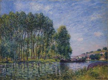 Spring on the Loing River Artwork by Alfred Sisley