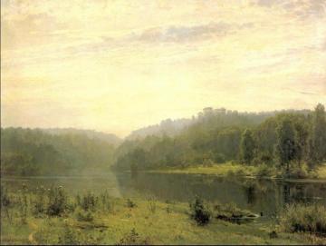 Foggy Morning Artwork by Ivan Ivanovich Shishkin