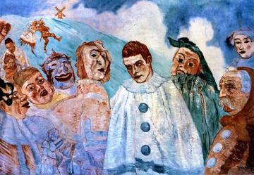 The Despair Of Pierrot Artwork by James Ensor