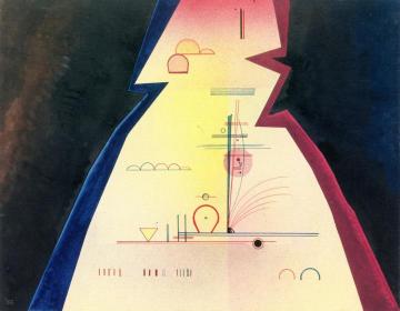 Dark Points Artwork by Wassily Kandinsky