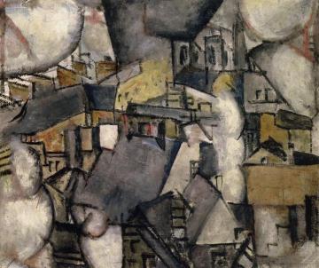 Chimneys On Rooftops Artwork by Fernand Léger
