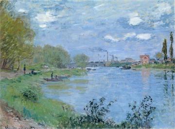 The Banks of the Seine at la Grande Jatte Artwork by Claude Oscar Monet