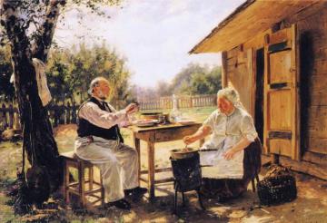 Making Jam Artwork by Vladimir Yegorovich Makovsky