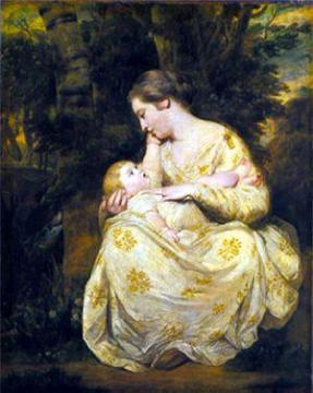 Mrs. Susanna Hoare And Child Artwork by Sir Joshua Reynolds