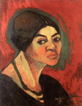 Self-portrait Artwork by Suzanne Valadon