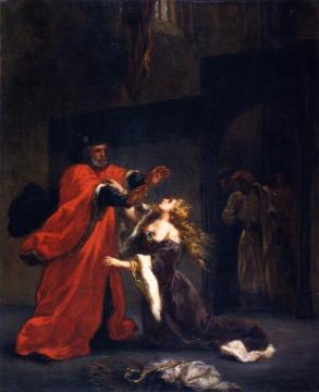 Desdemona Cursed by Her Father Artwork by Eugène Delacroix