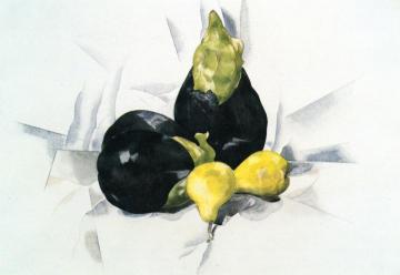 Eggplants And Pears Artwork by Charles Demuth