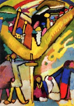 Study for  Improvisation 8  Artwork by Wassily Kandinsky