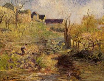 Landscape at Osny Artwork by Camille Pissarro