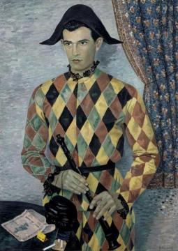 Arlequin. Portrait De Nino Franchina Artwork by Gino Severini