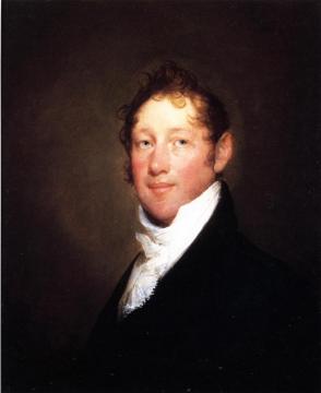 Colonel Israel Elliot Trask Artwork by Gilbert Stuart