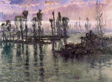 El Tajo. Lluvia Artwork by Antonio Muñoz Degrain