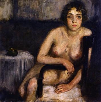 Nude In An Armchair Artwork by Kees Van Dongen