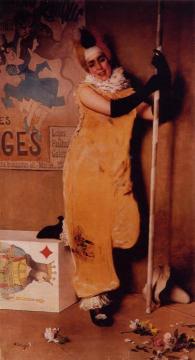 Pagliaccia Artwork by Vittorio Matteo Corcos