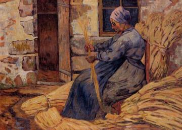 Basket Maker, Damiette Artwork by Armand Guillaumin
